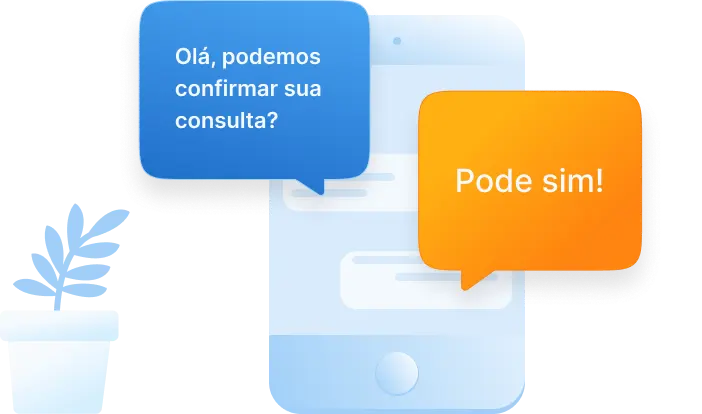 Confirmação de consulta do Afya iClinic — dados fictícios para demonstração