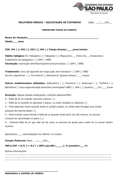 relatorio medico sp
