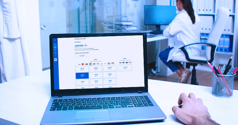 Qual a importância da margem de lucro para clínicas médicas? 7 margem de lucro no computador