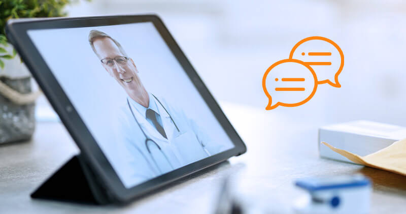 Como otimizar os atendimentos médicos na clínica ou consultório? 4 atendimento medico teleconsulta