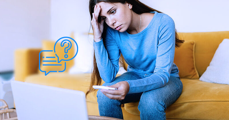 chatbot mulher com duvidas