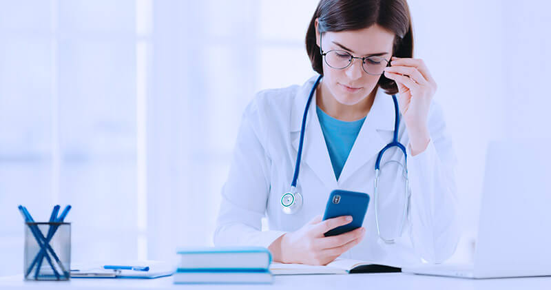 produtividade para medicos medica no celular
