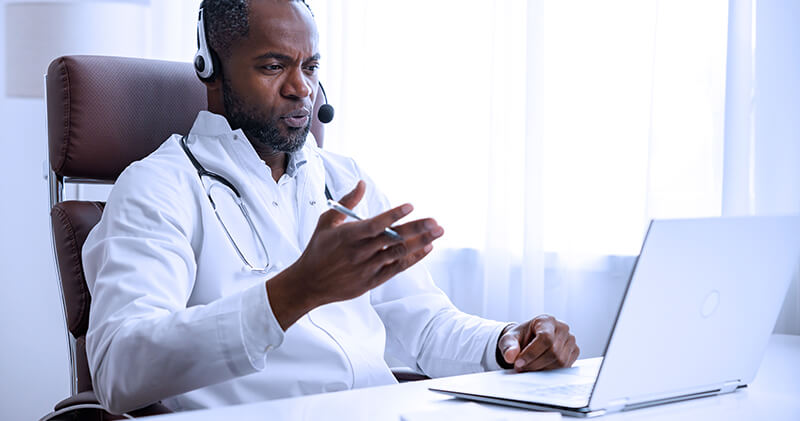 gestao de tempo medico sentado