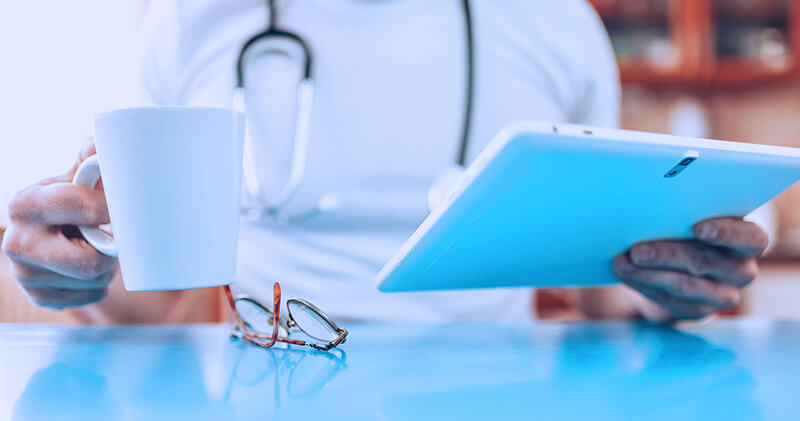 social media para medicos tablet