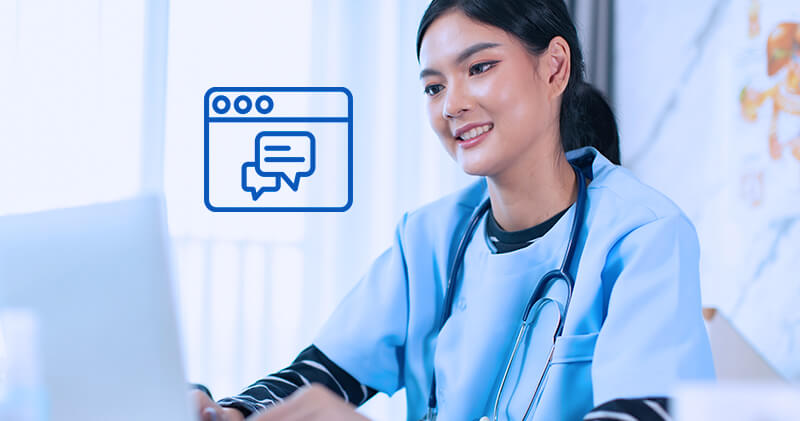 campanhas de email marketing medica fazendo leitura